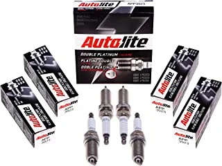 Autolite APP3923 Double Platinum Automotive Replacement Spark Plugs (4 Pack)