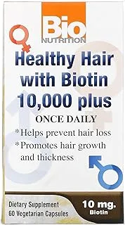 Bio Nutrition Healthy Hair W/biotin 60 Vegicaps