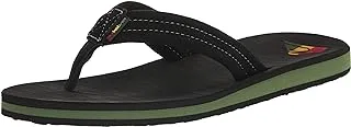 Quiksilver Men's Carver Suede 3 Point Flip Flop Athletic Sandal mens Flip-Flop