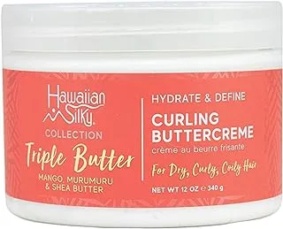 Hawaiian silky Mango and Murumuru Butter Curling Butter Creme, 12 fl oz