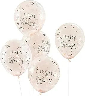 Ginger Ray Rose Gold Baby Shower Confetti Balloons, One Size