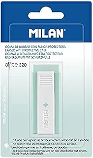 Milan Eraser with Cover, Turquoise