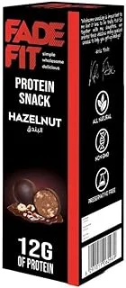 FADE FIT Hazelnut Protein Balls - 60g Gluten-Free Snack with 12g of Protein per Serving