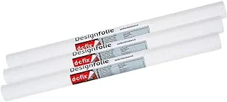 d-c-fix 346-0001-3PK Decorative Self-Adhesive Film, Matte White, 17