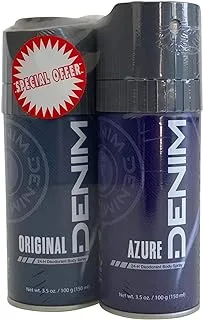 Denim Assorted Body Spray, 2 x 150 ml