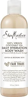 SHEA MOISTURE 100% Virgin Coconut Oil Daily Hydration Body Wash For Unisex, 384 ml