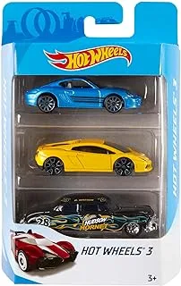 Hot Wheels K5904 Pack Of 3 - Assorted, One Size - Multi-Colour