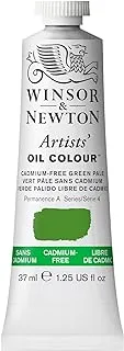 لون زيت Winsor & Newton Artists '، 37 مل (1.25 أونصة) أنبوب ، خالٍ من الكادميوم أخضر شاحب