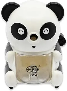 FIS FSSP30CA Panda Table Metal Pencil Sharpener, White/Black