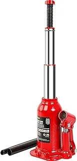 BIG RED 4 Ton (8,000 LBs) Torin Double Ram Welded Bottle Jack for Car Auto Repair and House Lift, ATH80402XR