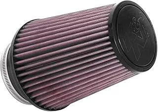 K&N Universal Clamp-On Air Intake Filter: High Performance, Premium, Washable, Replacement Filter: Flange Diameter: 4 In, Filter Height: 7 In, Flange Length: 1.75 In, Shape: Round Tapered, RU-4680