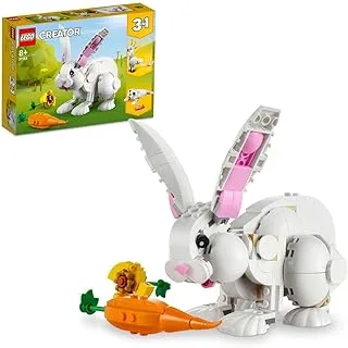 LEGO Creator 3in1 White Rabbit 31133 Building Blocks Toy Set; Toys for Boys, Girls, and Kids (258 Pieces)