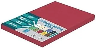 FIS FSBDE230A3DRE 230 gsm Embossed Binding Sheet 50-Pieces