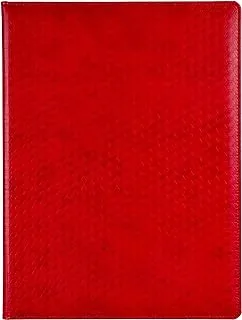 FIS A4 Certificate Folder Italian PU 1-Side Padded Cover, Maroon Color - FSCLCHPUMRD3