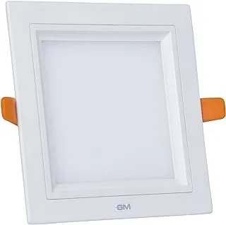 GM G2020 LED Square Panel Light 8 Watt 3000 K (Warm White),80 Lumens Per Watt,Smart LED Ceiling Light,Long Life LED Light