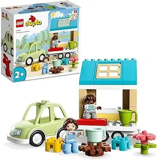 LEGO DUPLO Town Family House on Wheels 10986 Learning and Education Toys Set; Building Blocks Toy for Toddlers (31 Pieces)