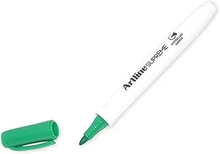 Artline Supreme White Board Marker, Pack of 12,Epf-507,1.5mm, Green,Box/12Pc - ARMKEPF-507GR