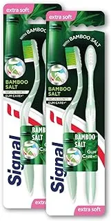 Signal Toothbrush Bamboo Salt X 2, Extra Soft