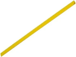 FIS FSPG03-YL 3 mm Plastic Sliding Bar 100-Pieces, 30 Sheets Capacity, Yellow