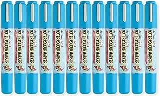 Artline ARMK325LBL Water Color Marker 12-Pieces, Light Blue