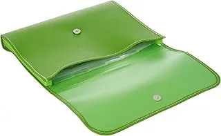 Other AIPGLD-09A Leatherite 7 Pockets Expanding File, Green, A4 Size