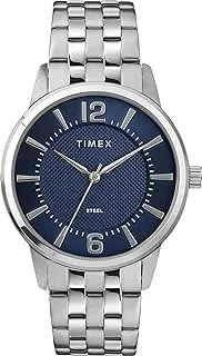 Timex Classic 40 mm Men's Stainless Steel Bracelet Date Watch, Silver Tone, 40 mm, Dress Watch