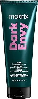 Matrix Total Results Dark Envy Red Neutralization Toning Hair Mask, For Red Undertones In Dark Brown Or Black Hair, Cool, Glossy Finish, 6.76 Fl Oz