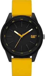 Caterpillar CAT 3H, blk case/strap, yellow dial