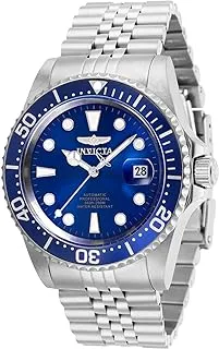 Invicta Men's Analogue Automatic Watch with Stainless Steel Strap 30092, Blue, bracelet