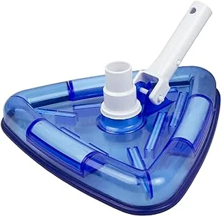 Poolmaster 27514 Clear View Transparent Weighted Triangle Vinyl Liner Swimming Pool Vacuum, Blue