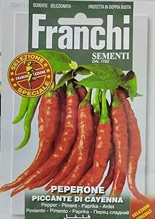 Franchi Sementi Premium Quality Franks Spicy Cayenne Pepper Seeds