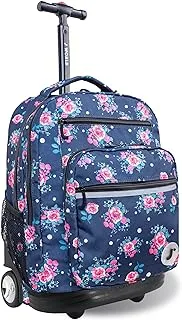 J World New York Unisex's Sunrise Rolling Backpack