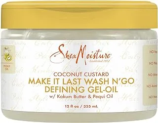 SHEA MOISTURE Coconut Custard Make It Last Wash N Go Defining Gel Oil