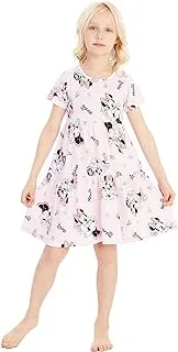 Disney 2S21012 Girls Frock - Pink, 8 yrs