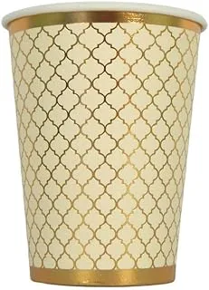 Prickly Pear Moroccan Party Cups 10-Pieces, Ivory