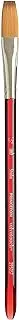 Princeton Velvetouch Artiste, Mixed-Media Brush for Acrylic, Watercolour & Oil, Series 3950 Stroke Luxury Synthetic, Size 1/2