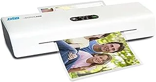 DSB A3 Laminator Photo Super-336 A3 آلة تصفيح 4 أسطوانات محمولة ، دقيقة واحدة للإحماء ، مظهر عصري وأداء جيد.