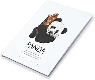 FIS Hard Cover Notebook, 96 Sheets A5 Panda Design 5 Pack Of 5 -FSNBHCA596-PAN5