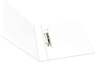 FIS FSBD235DPB 2D Presentation Ring Binder، A4 حجم ، أبيض