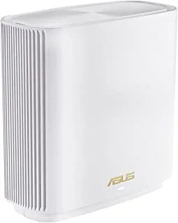 ASUS ZenWiFi XT9 AX7800 Tri-Band WiFi 6 Mesh WiFi System, 802.11ax, up to 5700 sq ft & 6+ rooms, AiMesh, Lifetime Free Internet Security, Parental Controls, Easy Setup - White