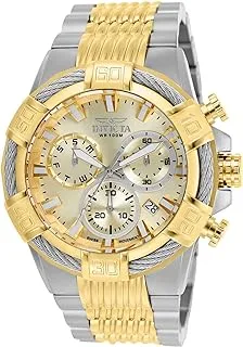 Invicta Men's Bolt Quartz Watch with Two-Tone-Stainless-Steel Strap, 16 (Model: 25864 & 25513)