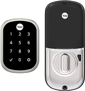 Yale YRD-ASR-K1-SN Satin Nickel Assure Smart Lock, Black