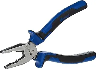 VTOOLS 7 Inch Combination Pliers, Multifunction Pliers with Wire Cutting, Crimping, Twisting, Pulling & Nails Removing, Carbon Steel Black Polished Finish, Pack 1, VT2140