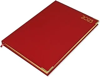 FIS A4 Golden Diary 2023 (English) Maroon - FSDI44EG23MR