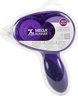 Xyron Mega Runner, Permanent Adhesive Tape Dispenser, Refillable, 1/2