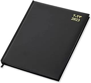 FIS 2023 Executive Diary (Arabic/English/French) Vinyl 1-Side Padded Black - FSDI89AEFV23BK