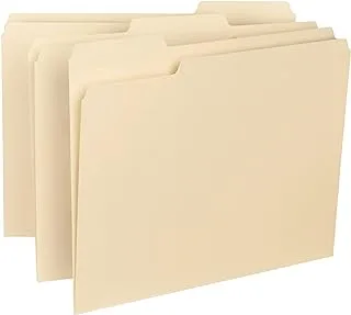 Smead Interior File Folder, 1/3-Cut Tab, Letter Size, Manila, 100 per Box (10230)