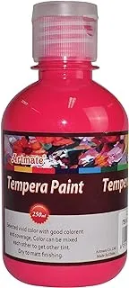 Artmate Tempera Poster Colors 250 ml, Carmine