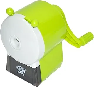 FIS FSSP31WA Mini Type Pencil Sharpener, Green