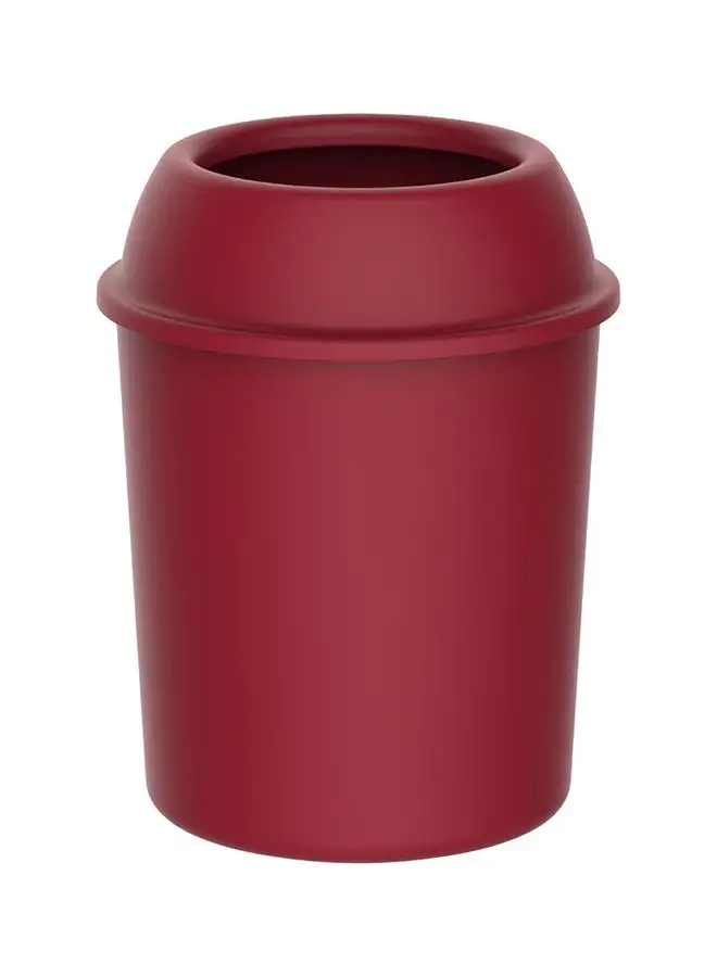 Cosmoplast Round Dustbin -Cmp- Dark Red 10.0Liters